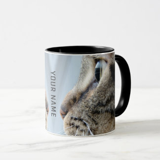 Caneca Foto de Perfil de Gato para Imagem de Perfil