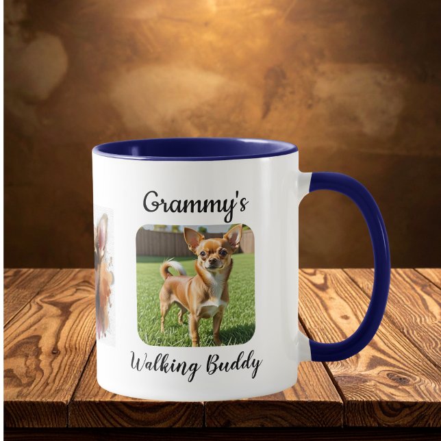 Caneca Foto de Pet Grammy's Chihuahua Personalizada (Criador carregado)