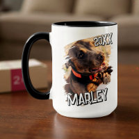 Foto de Pet Personalizada de Grunge Simples Reprod