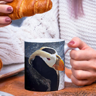 Caneca Foto de Puffin Seabird Tufada