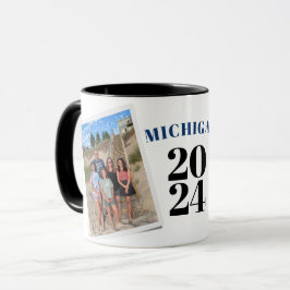 Caneca Foto de Reunião Familiar de Férias de Ocasião Espe