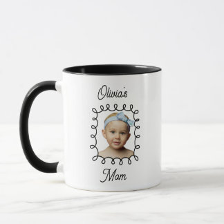 Caneca Foto do Bebê no Café