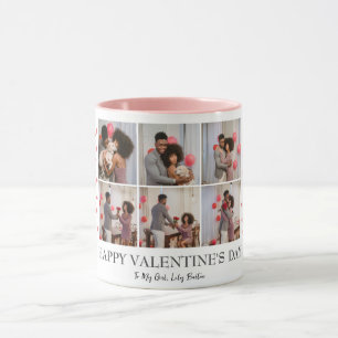 Caneca Foto do Casal de dia de os namorados Elegante Simp