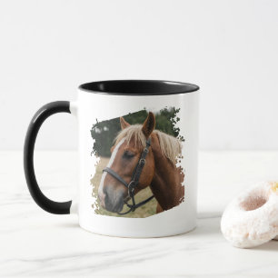 Caneca Foto do Lover do Cavalo Personalizado da Tendência