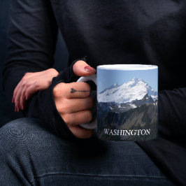 Caneca Foto do Monte Baker do Estado de Washington