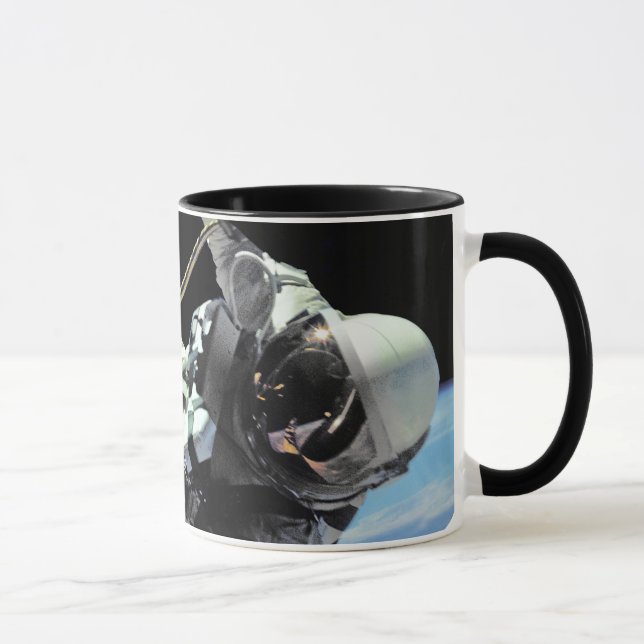Caneca Foto do Primeiro Astronauta Americano Spacewalk da (Direita)