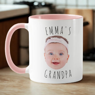 Caneca Foto do rosto do bebê personalizada