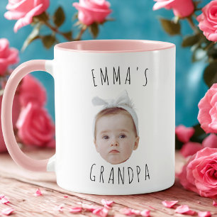 Caneca Foto Engraçada Personalizada Do Rosto Do Bebê
