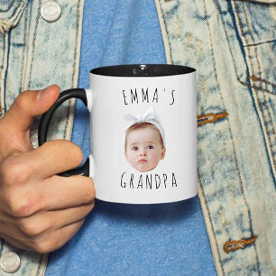 Caneca Foto Engraçada Personalizada Do Rosto Do Bebê