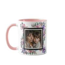 Foto Floral de Aquarela da Mamãe Mãe