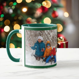 Caneca Foto: Green Personalize Modelo Gift Coffee Mug