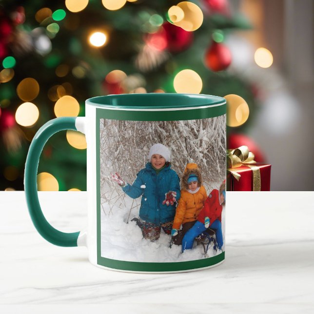 Caneca Foto: Green Personalize Modelo Gift Coffee Mug (Criador carregado)