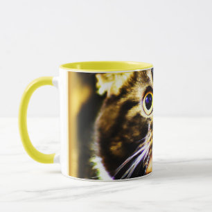 Caneca Foto Hilariante de um Gato Engraçado. Compre agora