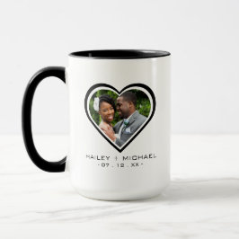 Caneca Foto Imagem Casamento Recém-Casados