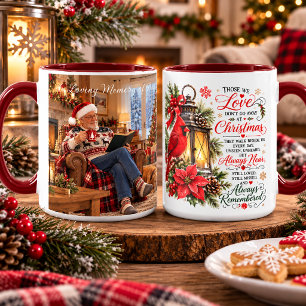 Caneca Foto Memorial do Papai com Cardinal e Lanterna