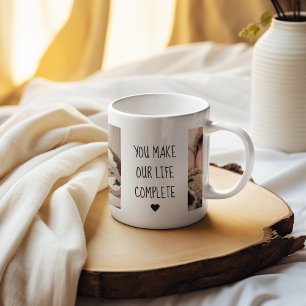 Caneca Foto Moderna Dois Você Faz Nossa Vida Completa