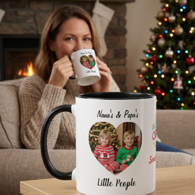 Caneca Foto Netos Natal Personalizar (Criador carregado)
