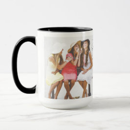 Caneca Foto personalizada de amizade divertida