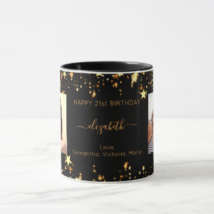 Caneca Foto personalizada de aniversário - melhores amigo