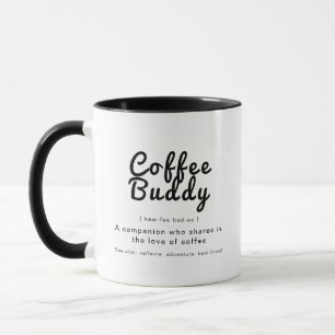 Caneca Foto personalizada de definição de café moderno