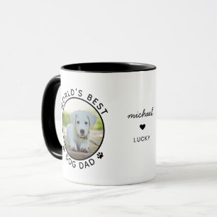Caneca Foto personalizada do melhor Pai de cachorro do mu