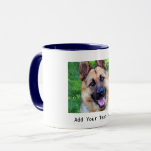 Caneca Foto personalizada e conjunto de texto