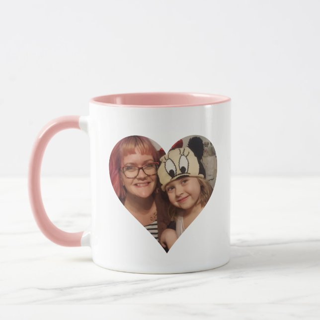 Caneca Foto personalizada e mensagem para a mãe (Esquerda)