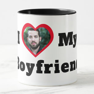 Caneca Foto Personalizada Eu Amo Meu Namorado