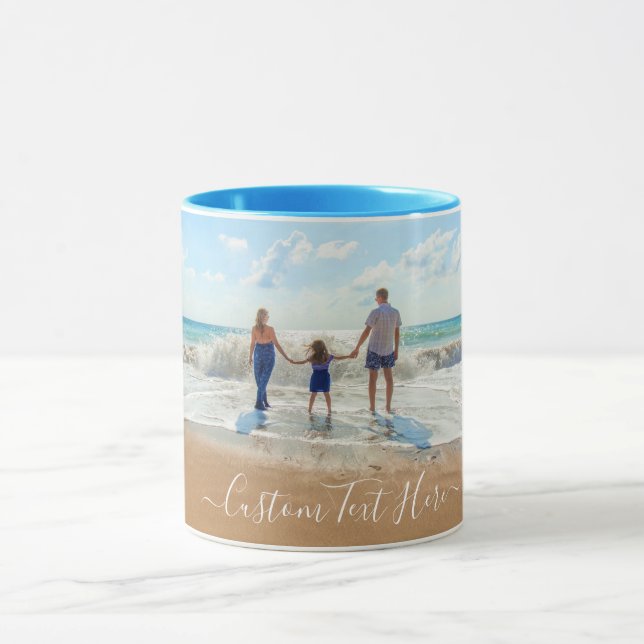 Caneca Foto personalizada Mug presente suas fotos e texto (Centro)