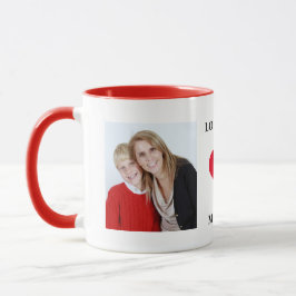 Caneca Foto Personalizada Personalizada da Família Ama Vo