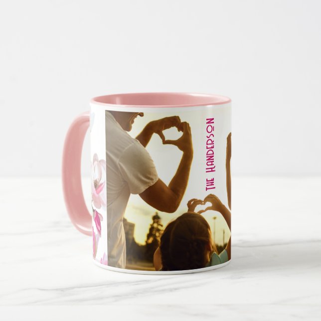 CANECA FOTO SIMPLES DA FAMÍLIA FLORAL DE PINTOS (Frente Esquerda)