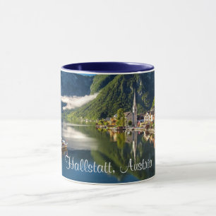 Caneca Fotografia cênica de Hallstatt, Áustria