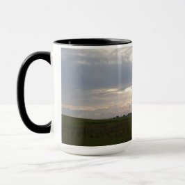Caneca Fotografia da Natureza do Sol da Flórida em um pin