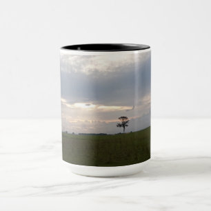 Caneca Fotografia da Natureza do Sol da Flórida em um pin