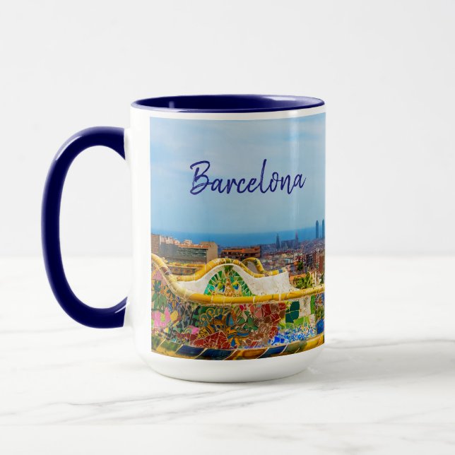Caneca Fotografia de Barcelona Park Guell Fine (Esquerda)