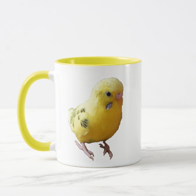 Caneca Fotografia de Pássaro Amarelo-Bonito de Peixe (Esquerda)