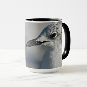 Caneca Fotografia Natural White Laughing Gull Florida