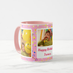 Caneca Fotografias Personalizadas de Aniversário de Confe