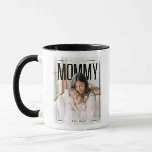 Caneca FotoPop Mamãe Est Ano Foto Personalizada