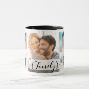 Caneca Fotos da FAMÍLIA Imagens Personalizadas Personaliz