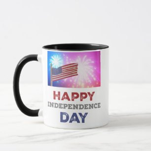 Caneca Fotos do Dia da Independência Feliz