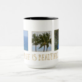 Caneca Fotos personalizadas Kauai Life é bonita