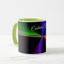 Caneca Four-Way Geometric Wave Coffee Mug
