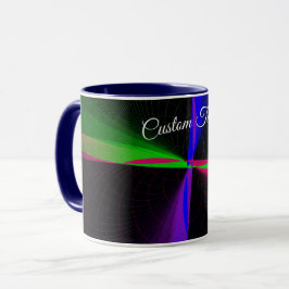 Caneca Four-Way Geometric Wave Coffee Mug