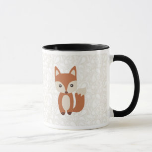 Caneca Fox bonito do bebê