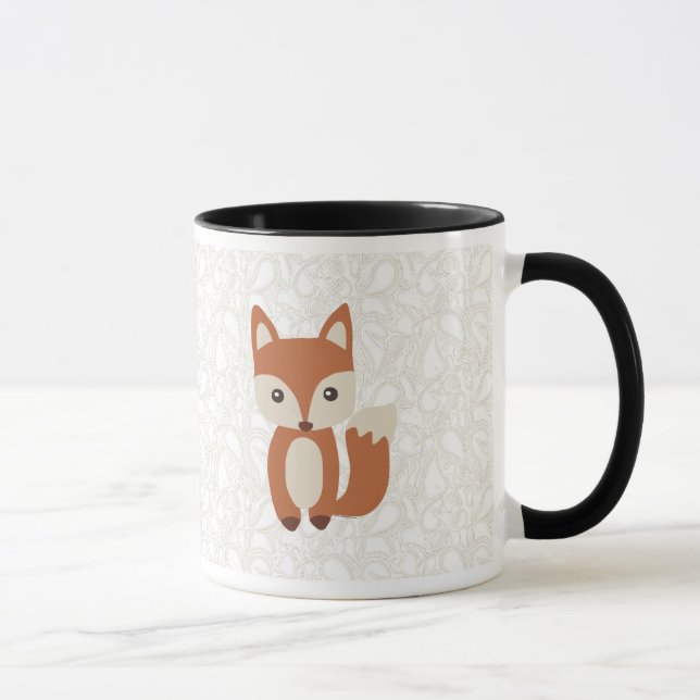 Caneca Fox bonito do bebê (Direita)