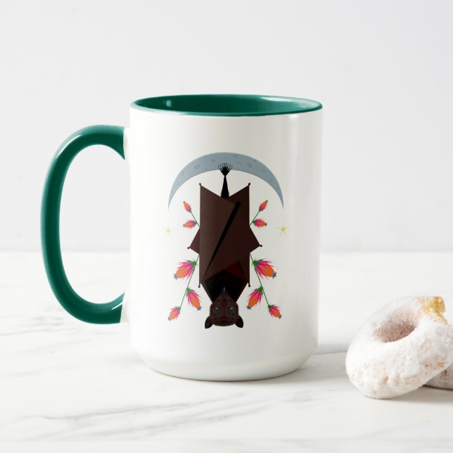 Caneca Fox Classic Mug Voadora 15oz. Verde (Com Donut)