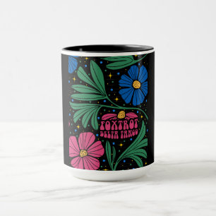 Caneca Foxtrot Delta Tango Flower Boho