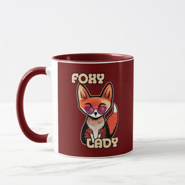 Caneca Foxy Lady | Raposa-branca (Esquerda)