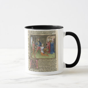 Caneca Fr.120 f.522v Knighting de Lancelot 'do